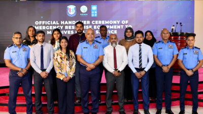 ކުއްލި ހާލަތުގައި ބޭނުންކުރާނެ ބައެއް ސާމާނު ފުލުހުންނަށް ހަދިޔާކޮށްފި