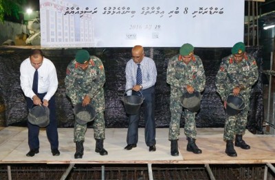 ބަންޑާރަކޮށީގެ އާ އިމާރާތުގެ ބިންގާ އަޅައިފި