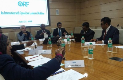 ޑިމޮކްރަސީ އިޔާދަކުރަން އިންޑިއާގެ އެހީ ބޭނުން: އިދިކޮޅު އިއްތިހާދު