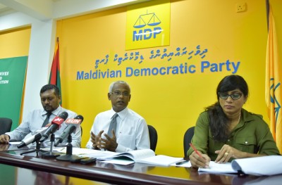 ހިޔާލު ފާޅުކުރުން ހުއްޓުވާ ބިލާ ދެކޮޅަށް އެންމެ ފަހު ވަގުތާ ޖެހެންދެން މަސައްކަތް ކުރާނަން: އެމްޑީޕީ