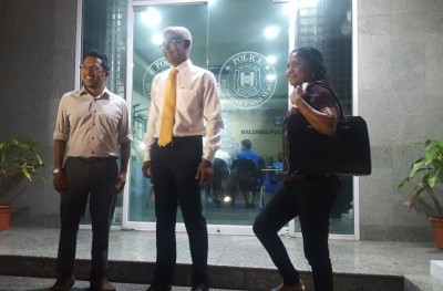އިބޫ ފުލުސް އޮފީހަށް ހާޒިރުކުރީ ނަޝީދު ގޭބަންދަށް ބަދަލުކުރި ލިއުމުގެ މަައްސަލާގައި!