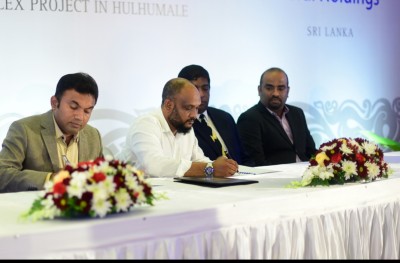 ހުޅުމާލޭގައި އަޅާ 1،000 ހައުސިން ޔުނިޓްގެ މަސައްކަތް ލަންކާ ކުންފުންޏަކަށް