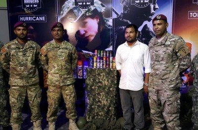 ސިފައިންނާއި ފުލުހުންނަށް ހާއްސަ ބޮޑީ ސްޕްރޭއެއް ޕޮއިޒް އިން ތައާރަފްކޮށްފި