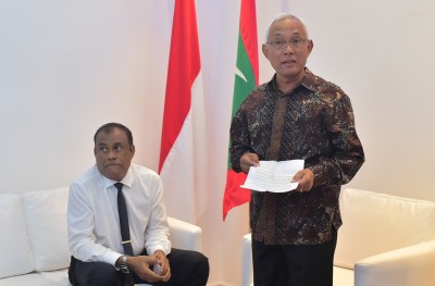 އިންޑޮނޭޝިއާގެ ކޮންސިއުލޭޓް އޮފީހެއް މާލޭގައި ހުޅުވައިފި