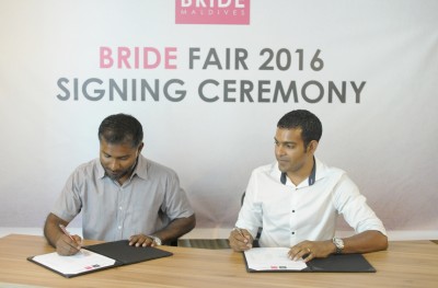 މިއަހަރުގެ ބްރައިޑް ފެއާގެ ޕާޓްނަރުންނާއެކު ސޮއިކޮށްފި