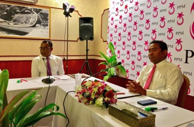 ޕީޕީއެމް ތެރޭގައި އޮތީ ދެ ފެކްޝަނެއް، އަޅުގަނޑުމެންނަކީ ޕީޕީއެމް: އަބްދުއްރަހީމް