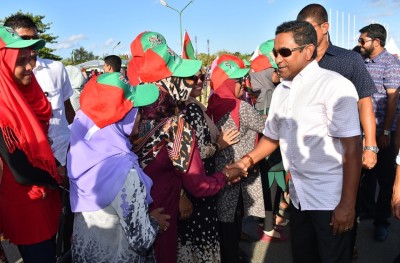 ރައީސް ޔާމީން ފުވައްމުލަކަށް ވަޑައިގެންފި