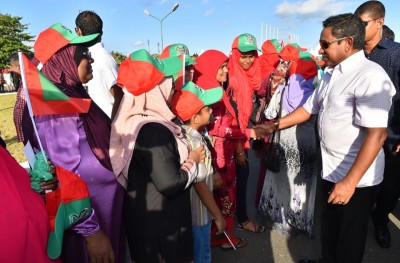 ރައީސް ޔާމީން ފުވައްމުލަކަށް ވަޑައިގެންފި
