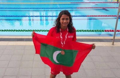 ސައުތު އޭޝިއާ މުބާރާތުން ސާޖިނާ ލޯ މެޑަލް ހޯދައިފި