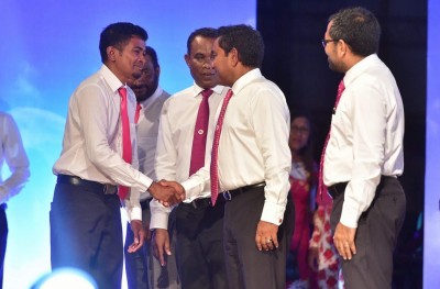 ޕީޕީއެމްގެ އަހަރީ ދުވަސް ފާހަގަ ކުރުމަށް ރައީސް ޔާމީންގެ ފެކްޝަން ދުވާފަރަށް