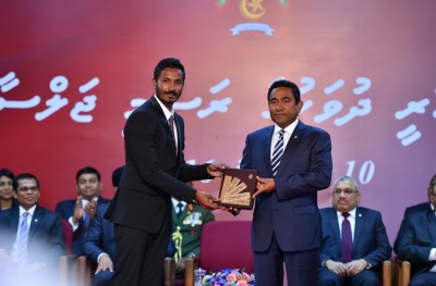 ކުޅިވަރުގެ ހަ ބޭފުޅަކު ހިތްވަރުދިނުމުގެ ގައުމީ އިނާމް ހާސިލްކޮށްފި