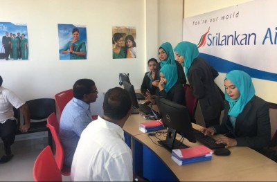 ސްރީ ލަންކަން އެއާލައިންސްގެ ދަތުރުތައް ގަމަށް ފެށުން މަޑުޖައްސައިލަން އަންގައިފި