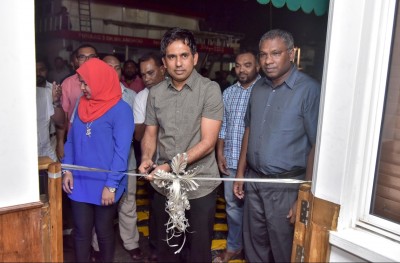 މާލޭ އުތުރު ބަނދަރުގައި ހެދި ކެފޭ ހުޅުވައިފި