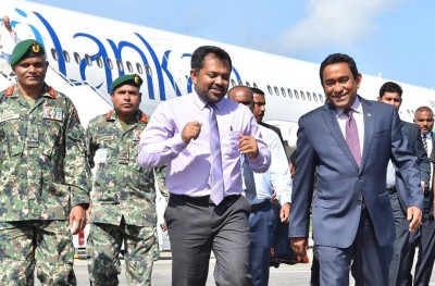ރައީސް ޔާމީން މެލޭޝިއާގެ ވެރިކަން ކުރާ ޕާޓީގެ ބައްދަލުވުމަކަށް