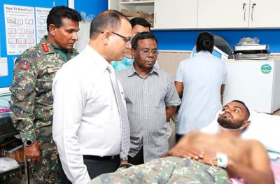 އަލިފާނުގެ ހާދިސާގައި ޒަހަމްވި ސިފައިންގެ މީހާގެ ހާލު ރަނގަޅު: އެމްއެންޑީއެފް