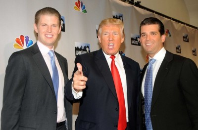 ޓްރަމްޕުގެ ދެ ދަރިކަލުންގެ ޗުއްޓީ ރާއްޖޭގައި