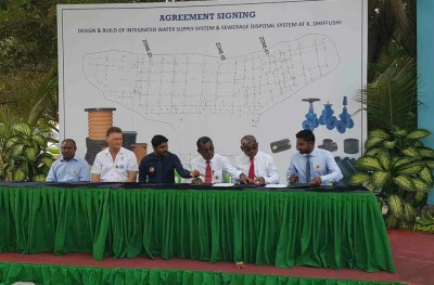އޭއެފްޓީއެފް އާއި މީރު އައިލެންޑް ރިސޯޓް ގުޅިގެން ދިއްފުށީގައި ފެނާއި ނަރުދަމާގެ ނިޒާމް ގާއިމްކުރަނީ