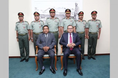 ތިން އޮފިސަރަކު ބްރިގޭޑިއާ ޖެނެރަލަކަށް، ކާނަލް ކަމަށް ދެ ބޭފުޅަކު ހަމަޖައްސައިފި