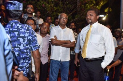 އަނަސް ފުލުހަށް ހާޒިރުކުރީ އެމްޑީޕީން ކުރި ޓްވީޓަކާ ގުޅިގެން