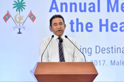 އިންޑިއާގެ ޔުނިވާސިޓީއަކުން ރައީސް ޔާމީނަށް އޮނަރަރީ ޑޮކްޓަރޭޓުކަން އަރުވަނީ