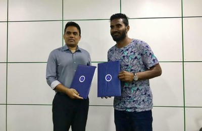 ދަގަނޑޭ ނިއު އަށް ސޮއިކޮށްފި
