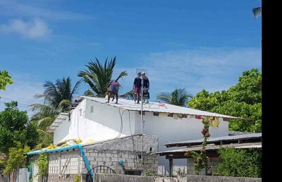 ގެއްލުންވި ހިތަދޫ ގެތަކުގެ މަރާމާތް ކުރިއަށް، ސަރުކާރުގެ އެހީ އަވަހަށް ލިބޭނެ ކަމުގެ އުންމީދުގައި