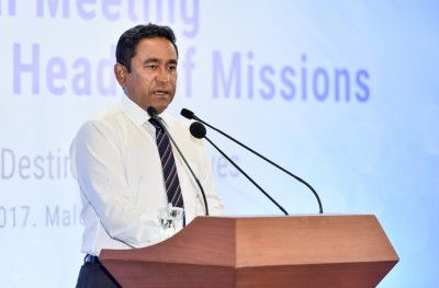 ޕެރިސް އެއްބަސްވުމުން އެމެރިކާ ވަކިވުމުން ހިތާމަކުރަން: ރައީސް ޔާމީން