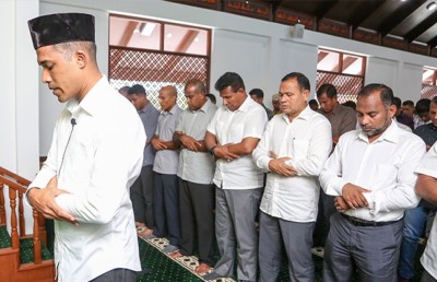 ހުޅުމާލޭ ސިފައިންގެ މަރުކަޒުގެ މިސްކިތް ހުޅުވައިފި