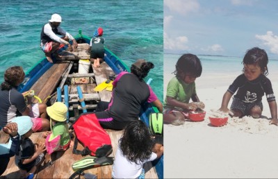 ކުދިންނާ އެކު ޒޫނާގެ ރަށު ޗުއްޓީ މާ ހިތްގައިމު