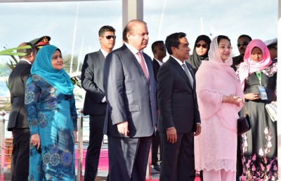 ނަވާޒް ޝަރީފަށް ރަސްމީ މަރުހަބާ ދަންނަވައިފި