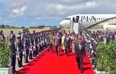 ޕާކިސްތާނުގެ ބޮޑުވަޒީރު ރާއްޖެ ވަޑައިގެންފި