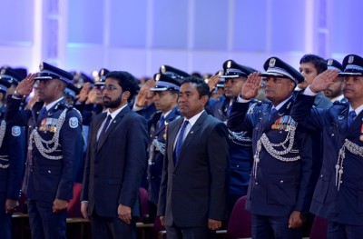 ރައީސް ޔާމީން ފުލުހުންގެ އިސްވެރިންނާ ކުއްލި ގޮތަކަށް ބައްދަލުކުރައްވައިފި