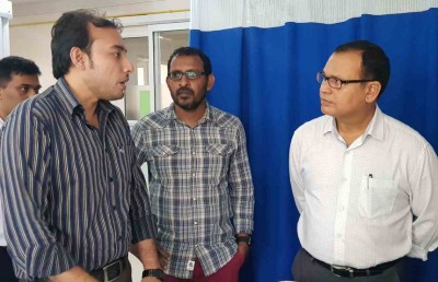 ޒަހަމްވި ފުލުސް މީހާގެ ހާލު މިނިސްޓަރު އަޒްލީން އާއި އާދަމް ބައްލަވާލައްވައިފި