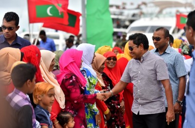 ރައީސް ޔާމީން ގއ. އަތޮޅުގެ ތިން ރަށަކަށް ފުރާވަޑައިގެންފި