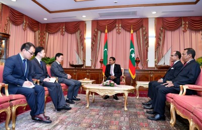 ޗައިނާއާއެކު އޮތް ވިޔަފާރީގެ ގުޅުން އިތުރަށް ވަރުގަދަވެއްޖެ: ރައީސް