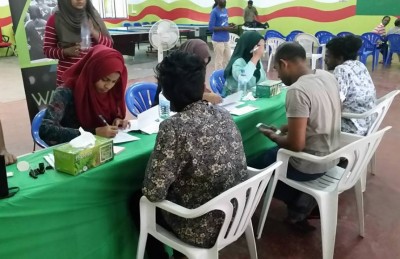 ވިލިމާލޭން ކުނި އުކުމުގެ ވަޒީފާއަށް 200 އަށް ވުރެ ގިނަ މީހުން ކުރިމަތިލި