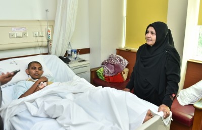 އުއްމީދު ކަނޑާލި ޒުވާނަކަށް އޭޑީކޭއިން ފަރުވާދީ ރަނގަޅުކޮށްފި