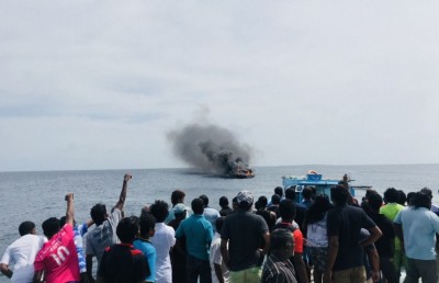 ކެންދޫ ފަޅުގައި އޮތް ތެޔޮ ބޯޓެއްގައި ރޯވެ މީހަކު ފިހިއްޖެ