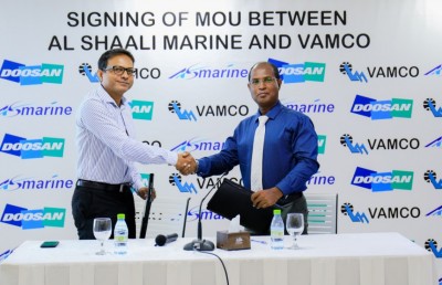 ވީއޭއެމްކޯ އާއި އަލް ޝާލީ މެރިން ގުޅިގެން މަސައްކަތް ކުރަނީ