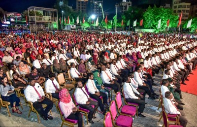 އުފާވެރި ޚަބަރުތައް ރައީސް ޔާމީން ދެއްވީ ތަފާސްހިސާބުން