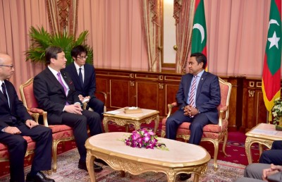 ޖަޕާންގެ އިންވެސްޓަމަންޓް އިތުރު ކުރަން ރައީސް ޔާމީނާ މަޝްވަރާކޮށްފި