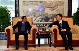 ރާއްޖެ އަށް ޗައިނާ އެހީތެރިވަނީ ހެޔޮއެދިގެން: ރައީސް