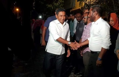 ރައީސް ޔާމީންގެ ރަސްމީ ކެމްޕޭން އޮފީސް ހުޅުވައިފި