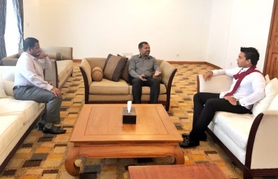 މިނިސްޓަރު ޒަމީރު، ނަމަލް ރާޖަޕަކްސާއާ ބައްދަލުކުރައްވައިފި
