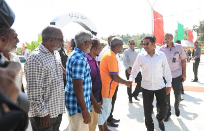 ރާއްޖެ ރަނގަޅު ކުރަން ބިދޭސީ ބޮޑުބޭބެއެއް ބޭނުމެއް ނޫން: ރައީސް