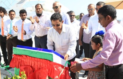 މާފަރު އެއާޕޯޓް އަންނަ އަހަރުގެ މެދުތެރޭ ހުޅުވާނެ: ރައީސް ޔާމީން