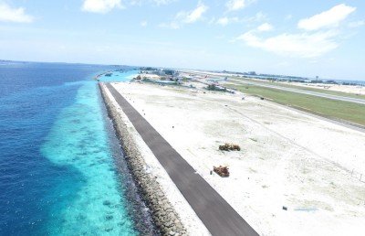 ހުޅުލޭ އޭޕްރަން ބޮޑުކުރުމުގެ މަސައްކަތް ފަށައިފި