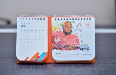 ދިރާގު ކަލަންޑަރުގައި ޒުވާން ހުނަރުވެރިން