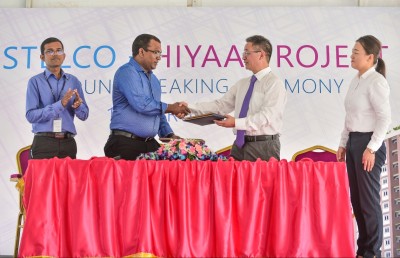 ސްޓެލްކޯގެ ދެ ޓަވަރުގެ އަގު 540 މިލިއަނަށް ރުފިޔާ، އަމަލީ މަސައްކަތް ފަށައިފި