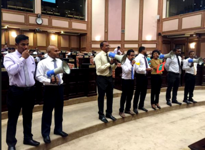 މަޖިލިސް އިހުތިޖާޖު ހުއްޓާލީ މަޝްވަރާއަށް ފުރުސަތު ދޭން: އެމްޑީޕީ